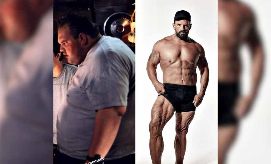 Ator de Hollywood surpreende ao perder 227kg; veja antes e depois