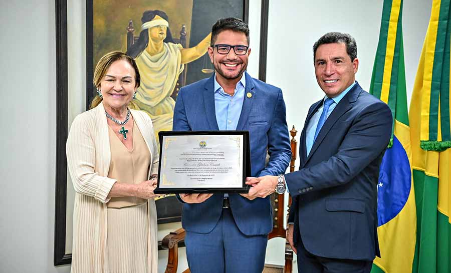Governador reforça parcerias institucionais em visita ao novo presidente do Tribunal de Justiça do Acre