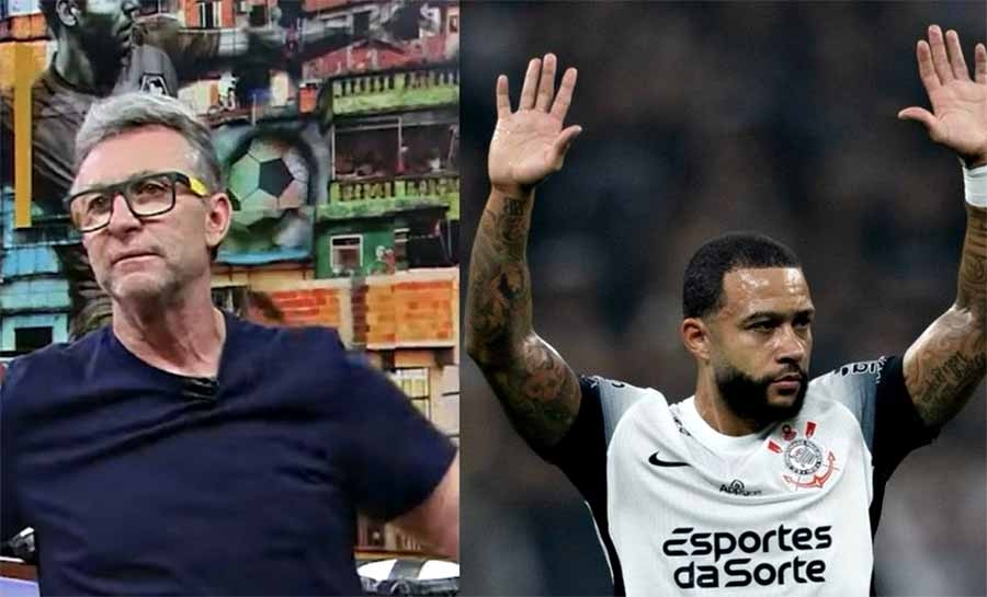 Neto detona Depay após eliminação do Corinthians: “Uma vergonha”