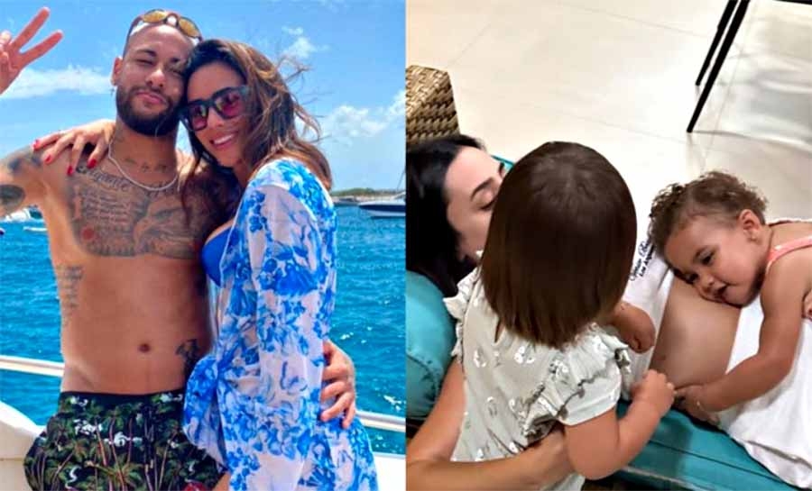 Bruna Biancardi aparece com Mavie durante polêmica com Neymar