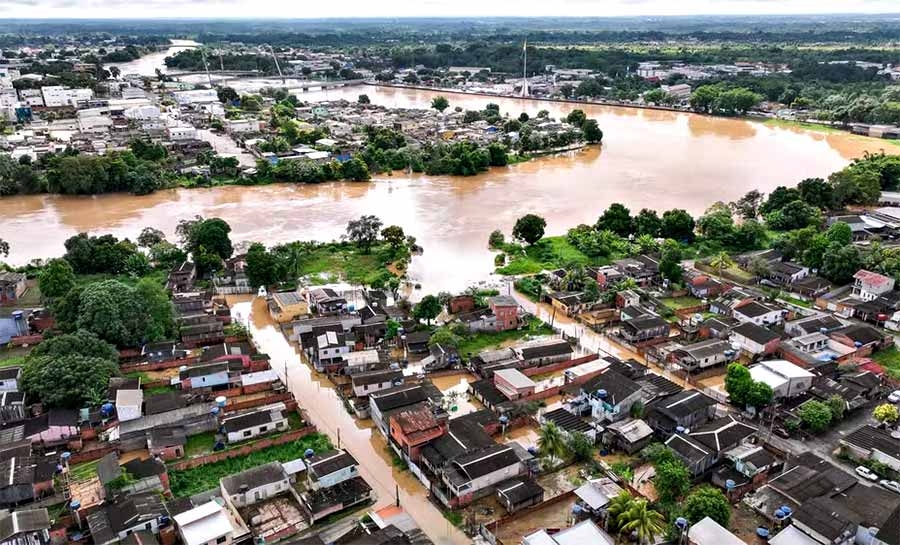 Com alteração de decreto, dez cidades do AC estão em emergência por conta de inundações