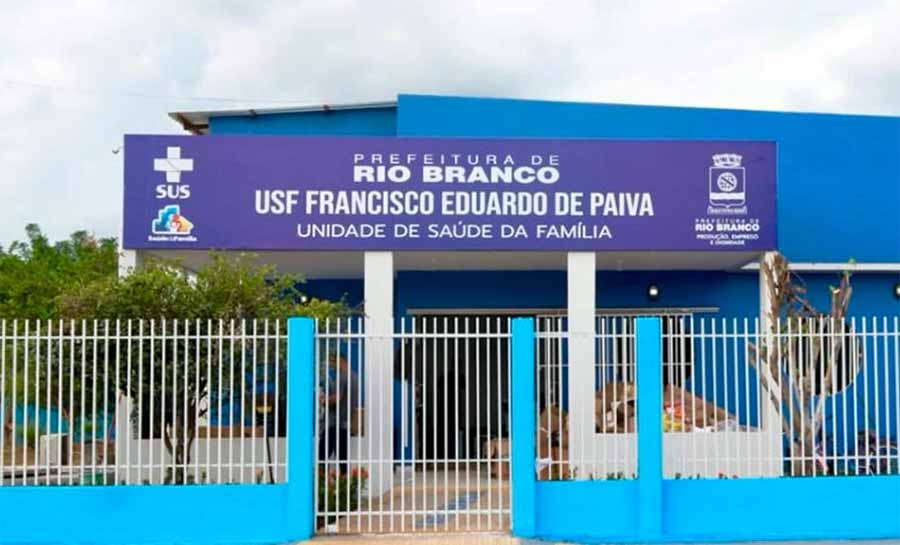 Prefeitura de Rio Branco reinaugura UBS Francisco Eduardo de Paiva, no Rui Lino, nesta terça
