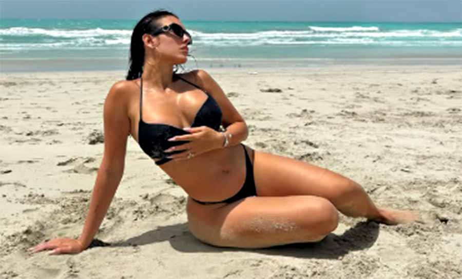 De biquíni, Georgina Rodríguez arranca elogios na web: “Deusa”