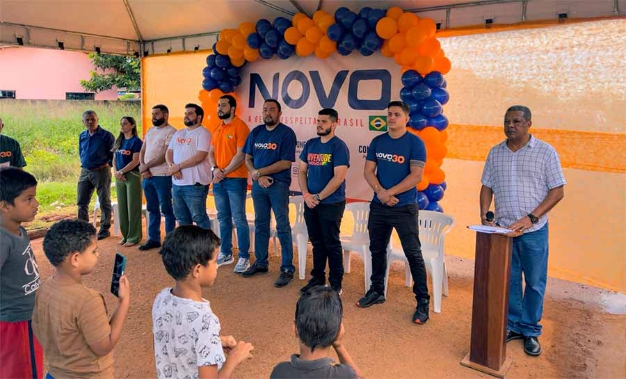 Partido Novo inaugura diretório municipal em Capixaba com presença de lideranças políticas