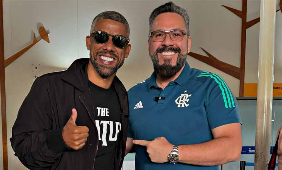 Craque Léo Moura participa de amistoso solidário em Sena Madureira promovido pelo senador Alan Rick