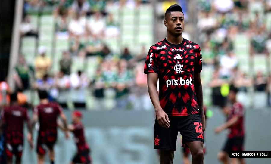 Bruno Henrique, do Flamengo, presta depoimento ao SJTD em inquérito sobre apostas