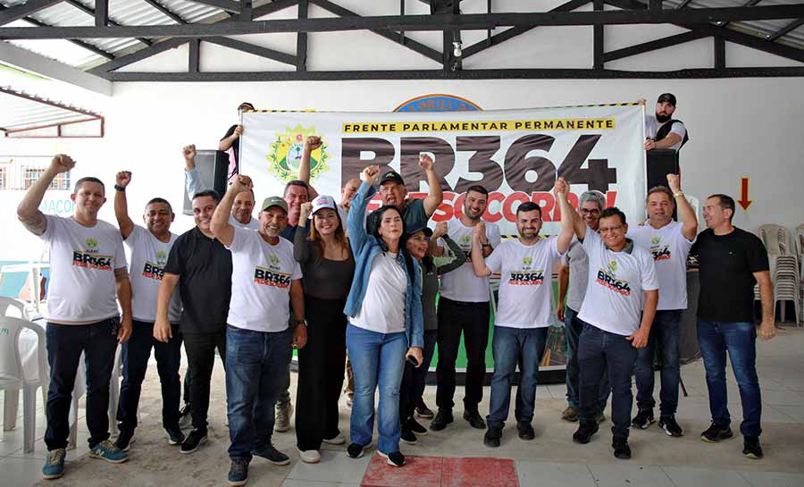 Presidente da Aleac, parlamentares e autoridades do Juruá cobram reconstrução da BR-364 durante visita a trechos críticos