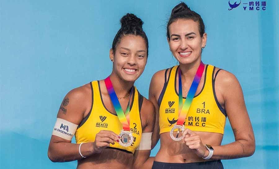 Atleta acreana conquista bronze na China pelo Circuito Mundial de Vôlei de Praia