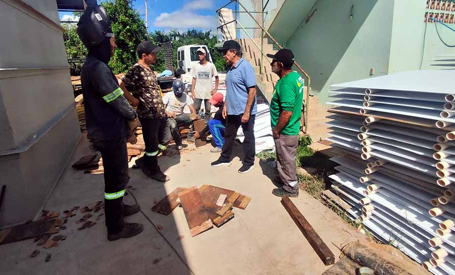 Presidente do Saneacre acompanha instalação da nova ETA em Xapuri e anuncia novos investimentos para o município
