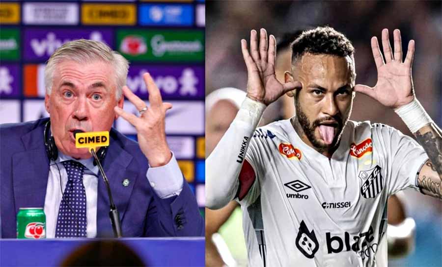 Ancelotti revela condição para Neymar retornar à Seleção