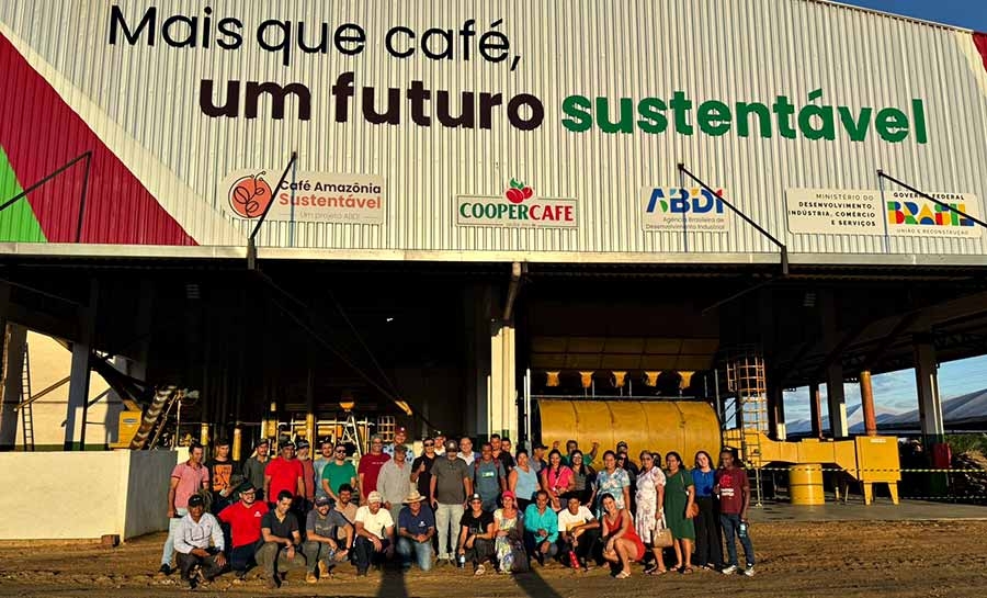 Sistema OCB e ABDI promovem visita técnica à Coopercafé e inauguração da Indústria do Café do Juruá em Mâncio Lima