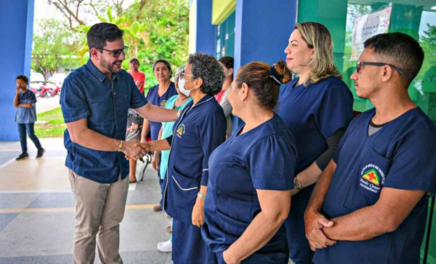 Em Cruzeiro do Sul, governador visita Hospital do Juruá e reforça compromisso com a saúde