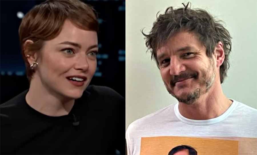 Emma Stone diz que faria sexo com Pedro Pascal