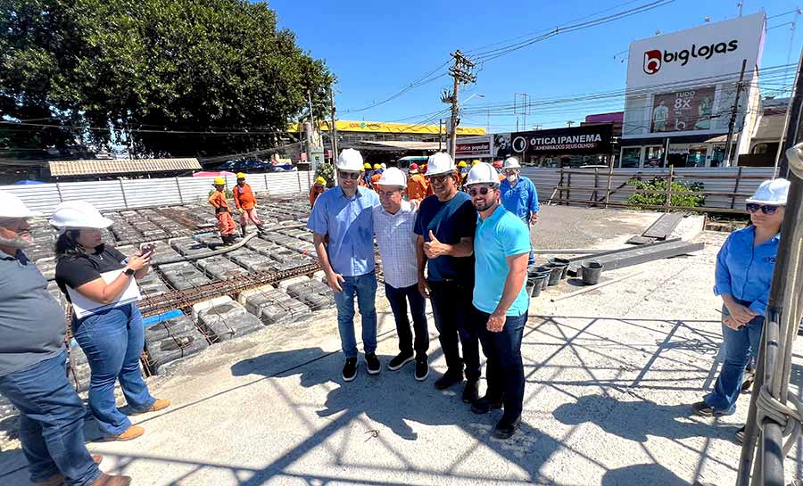 Joabe Lira visita obras do novo Mercado Elias Mansour e destaca impacto na economia local