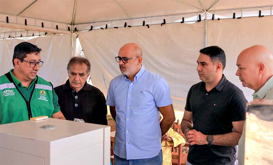 Samir Bestene acompanha ação de cidadania e saúde no Polo Wilson Ribeiro, em Rio Branco