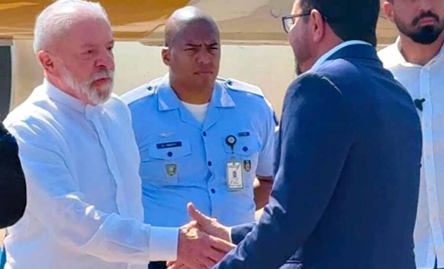 Governador Gladson Camelí recebe presidente Lula para agenda no Acre