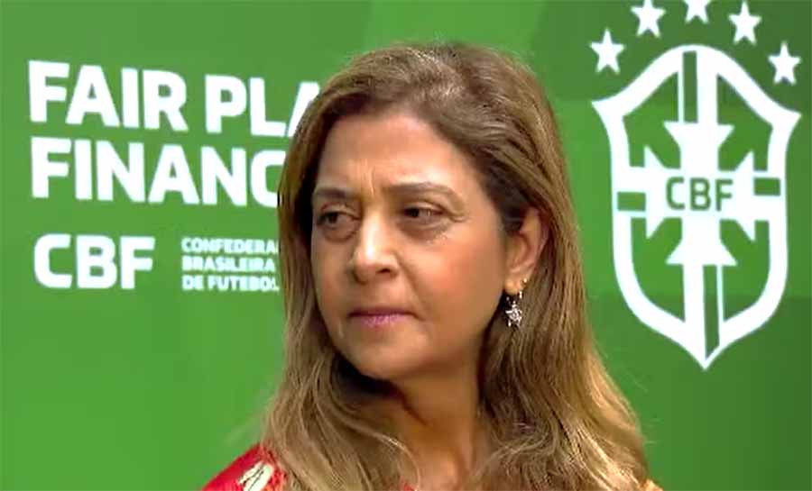 Leila defende SAF até no Palmeiras e cutuca o Corinthians ao falar sobre o fair play financeiro