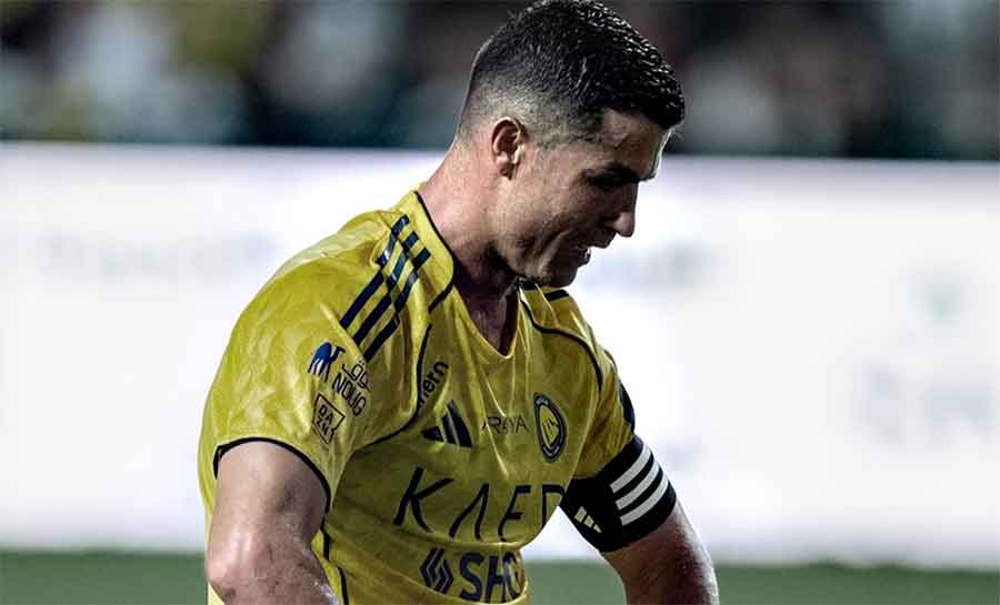 Cristiano Ronaldo marca, mas fica com o vice da Supercopa Saudita