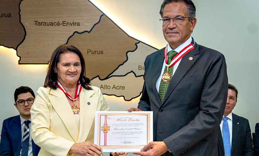 TCE-AC concede Comenda Mérito Excelso ao ministro Mauro Campbell