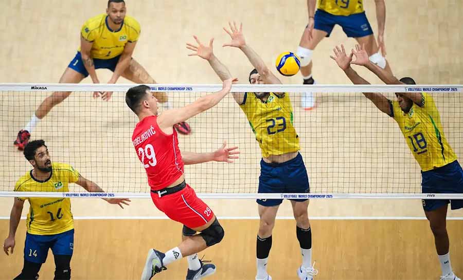Brasil é eliminado do Campeonato Mundial de vôlei masculino