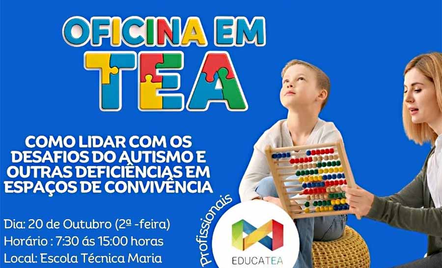 Instituto Educatea e FAPAC lançam caravana que vai capacitar 11 mil pessoas sobre TEA no Acre