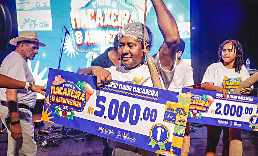 Pelo 2º ano seguido, produtor tem macaxeira vencedora em concurso de festival em Rio Branco