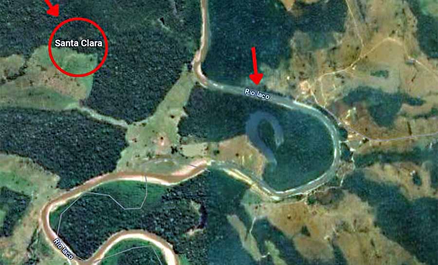 Trecho de rio é bloqueado por abertura de estrada ilegal no interior do Acre; MP e MPF apuram