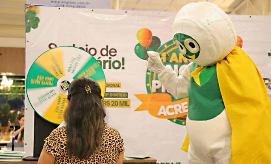 Noite de prêmios de até R$ 20 mil e entrega de brindes marcam sorteio ao vivo de aniversário de um ano do Nota Premiada Acreana