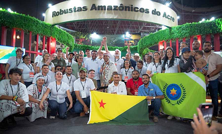 Governador Gladson Camelí visita estande do Acre na Semana Internacional do Café e destaca avanços da produção no estado