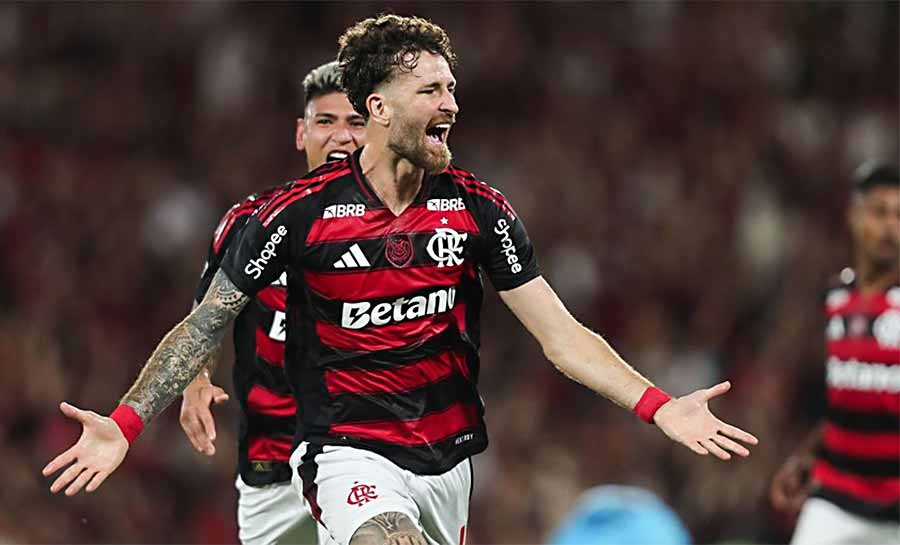 Flamengo vence, afunda o Santos e cola na liderança do Brasileiro