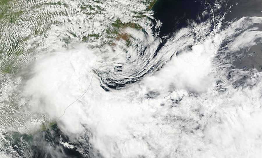 Previsão do tempo: ciclone provoca temporais no Sul e no Sudeste